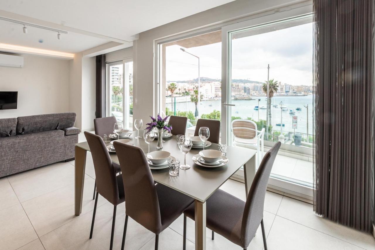Seafront Luxury Apartment San Pawl il-Baħar Eksteriør billede