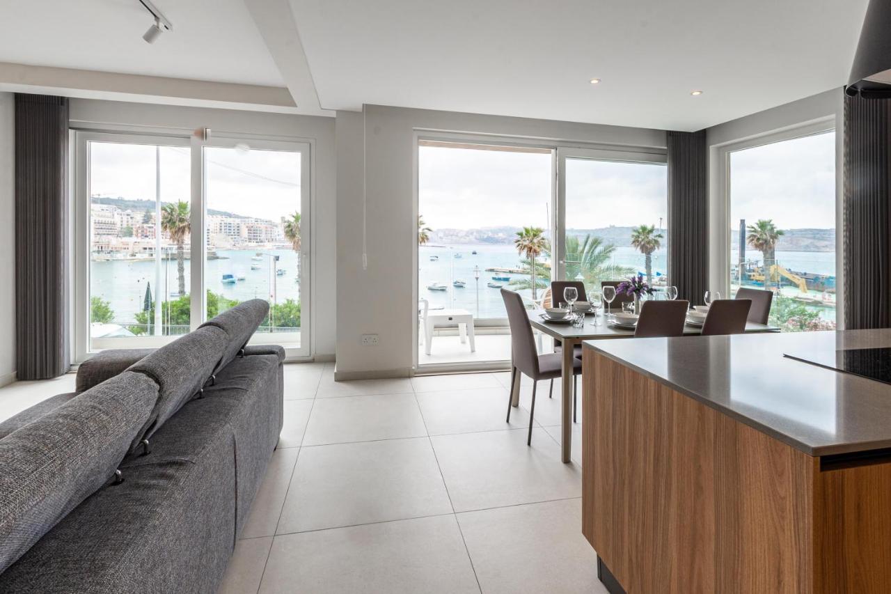 Seafront Luxury Apartment San Pawl il-Baħar Eksteriør billede