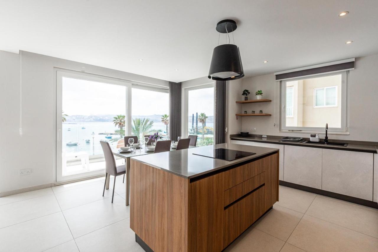 Seafront Luxury Apartment San Pawl il-Baħar Eksteriør billede
