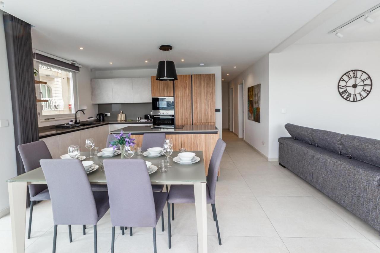 Seafront Luxury Apartment San Pawl il-Baħar Eksteriør billede